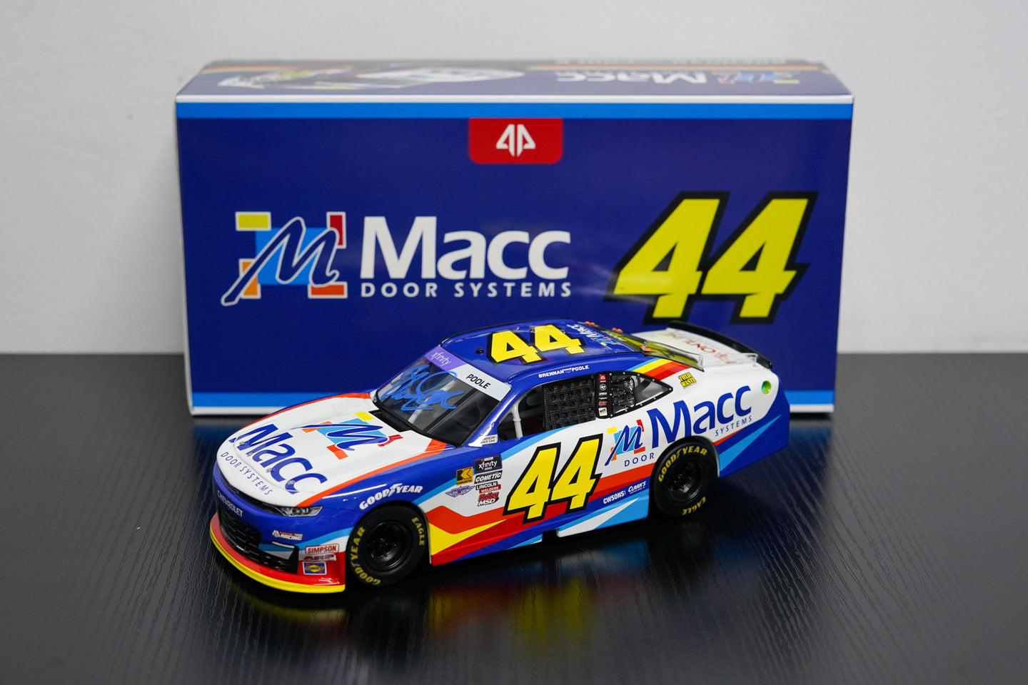 Brennan Poole 2025 Macc Door Systems 1:24 AUTOGRAPHED ARC Diecast